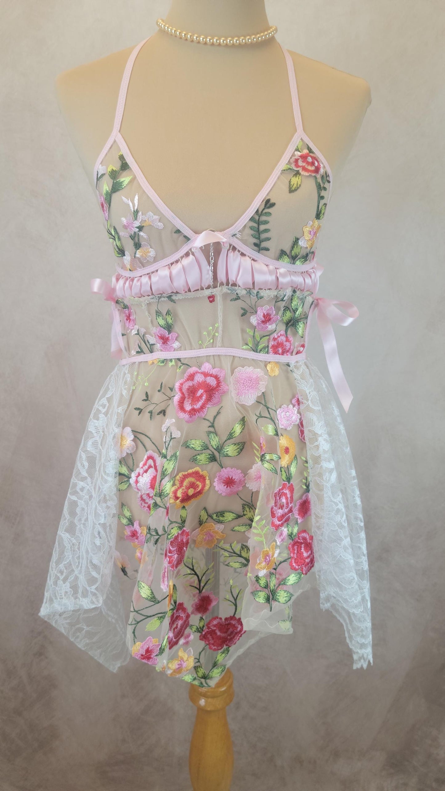 Floral Fantasy FairyCore - Dress