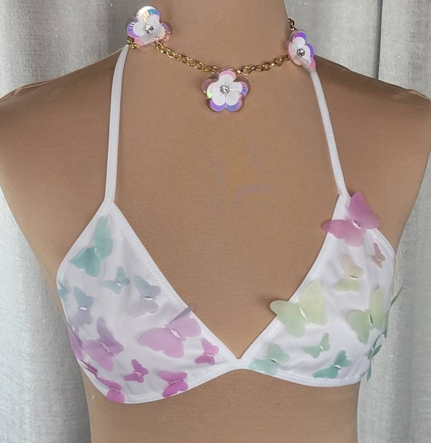 Rainbow Flutter 3D Butterfly Skirt