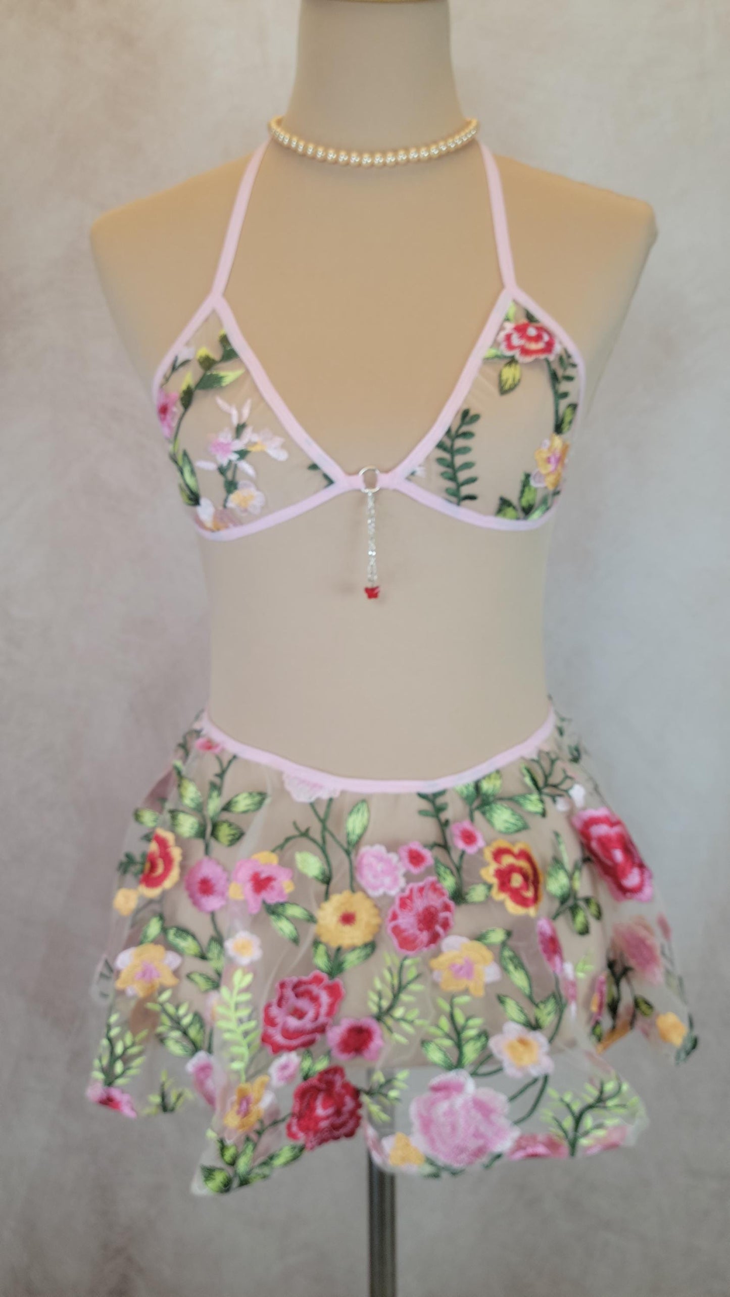Floral Fantasy FairyCore Tops