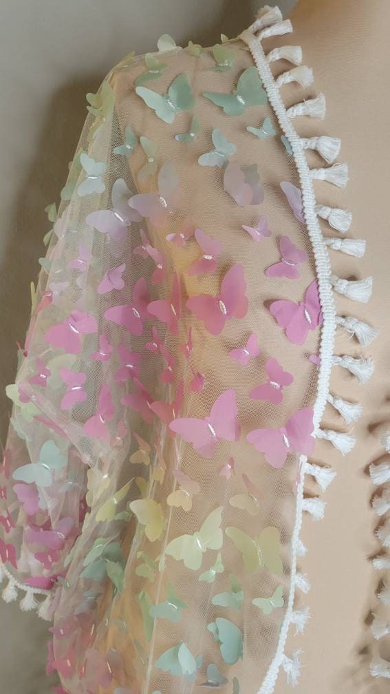 Rainbow Flutter Kimono