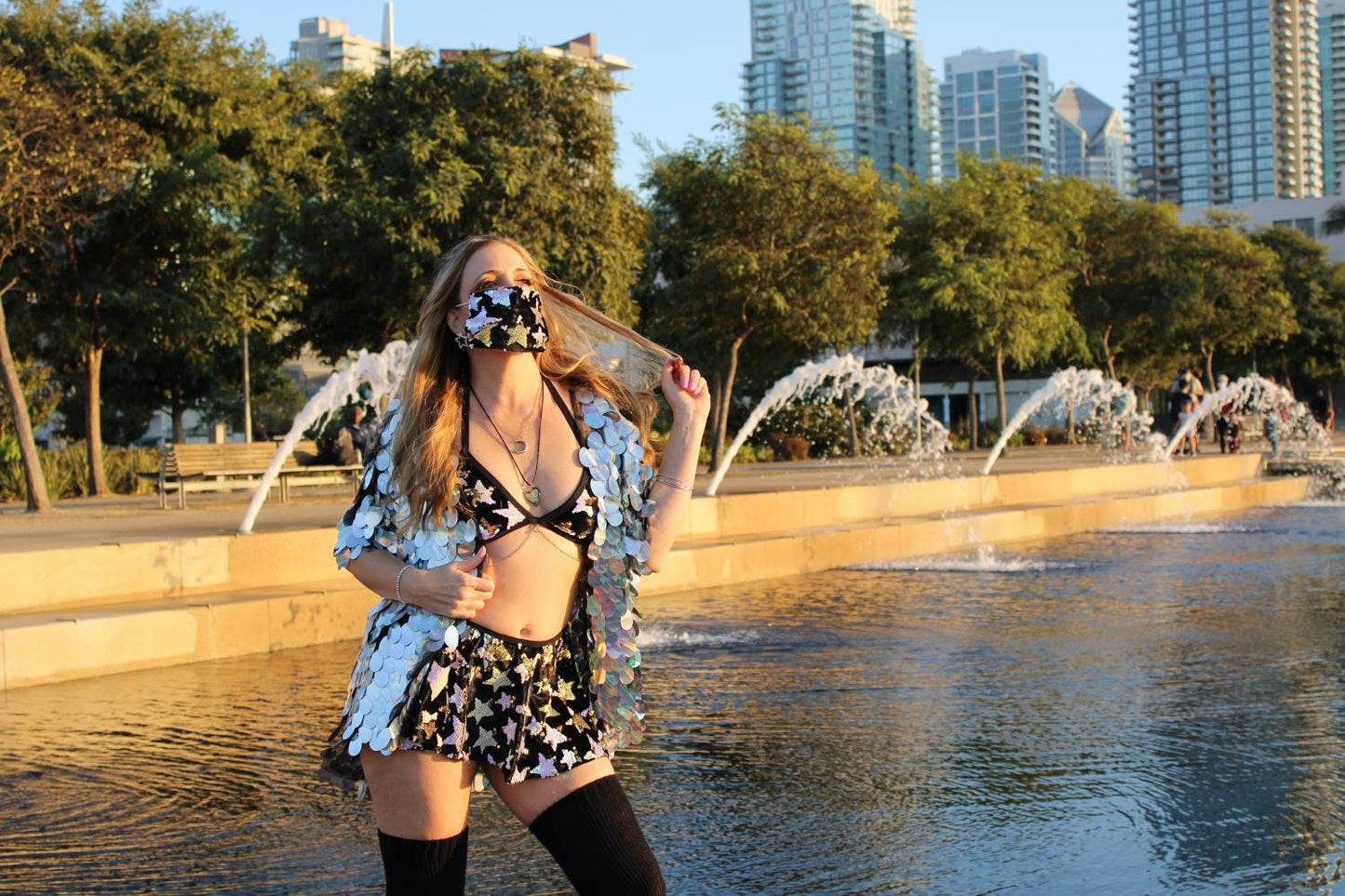 Disco Dreams Jumbo Sequin Kimono