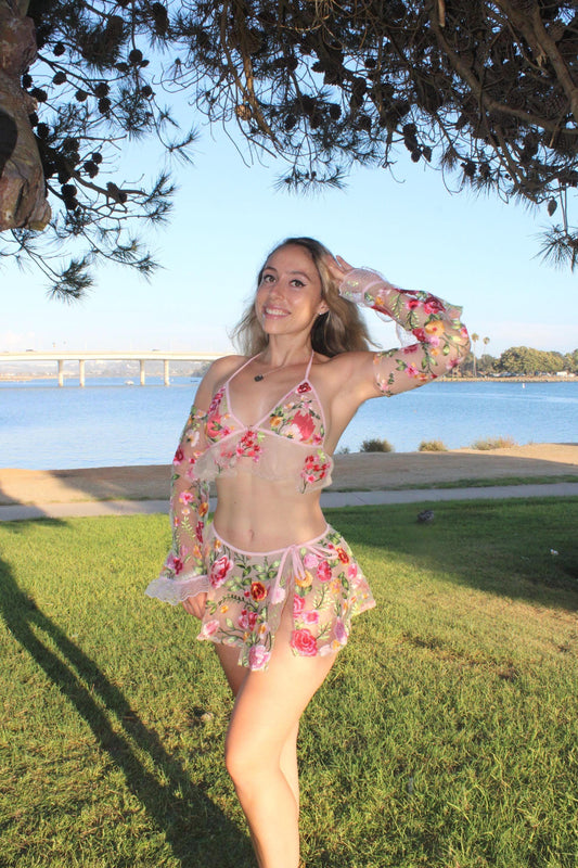 Floral Fantasy FairyCore Skirts