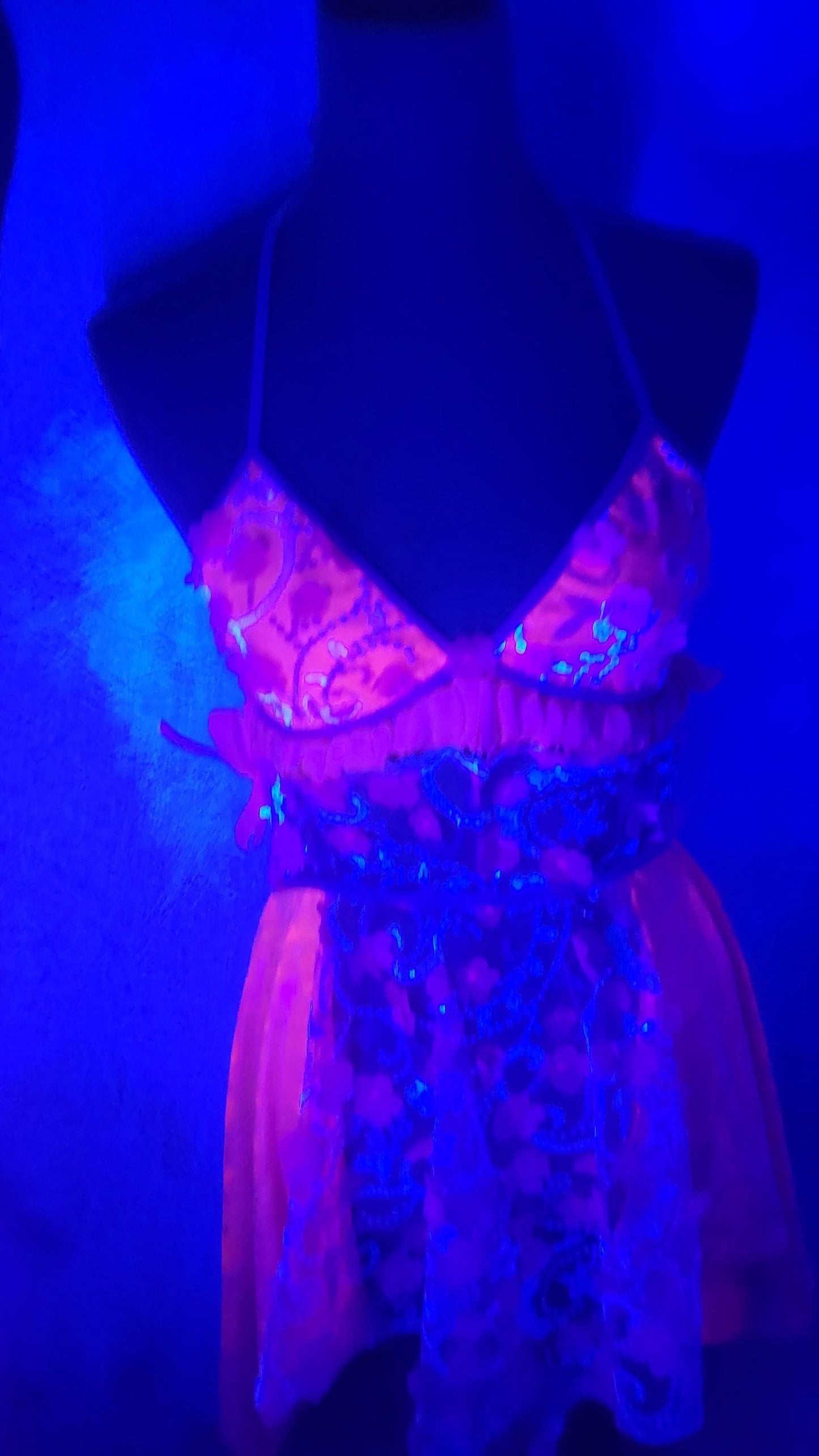 Flower FairyCore Dress w/ Velvet - Pink Daisy