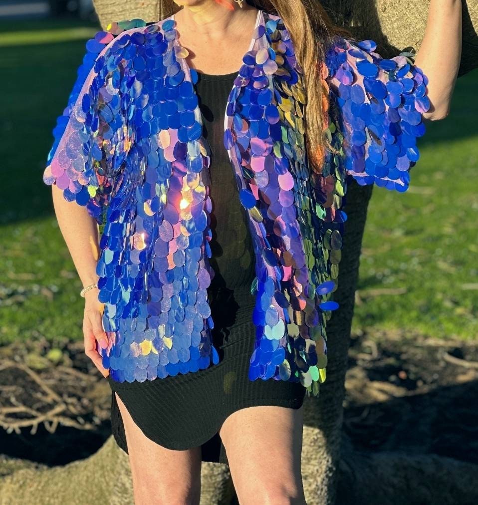 Purple Passion Jumbo Sequin Jacket