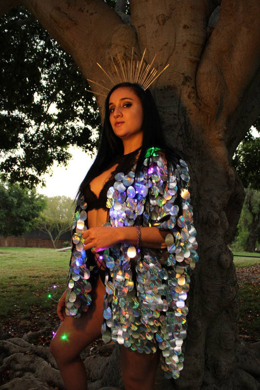 Disco Dreams Jumbo Sequin Kimono