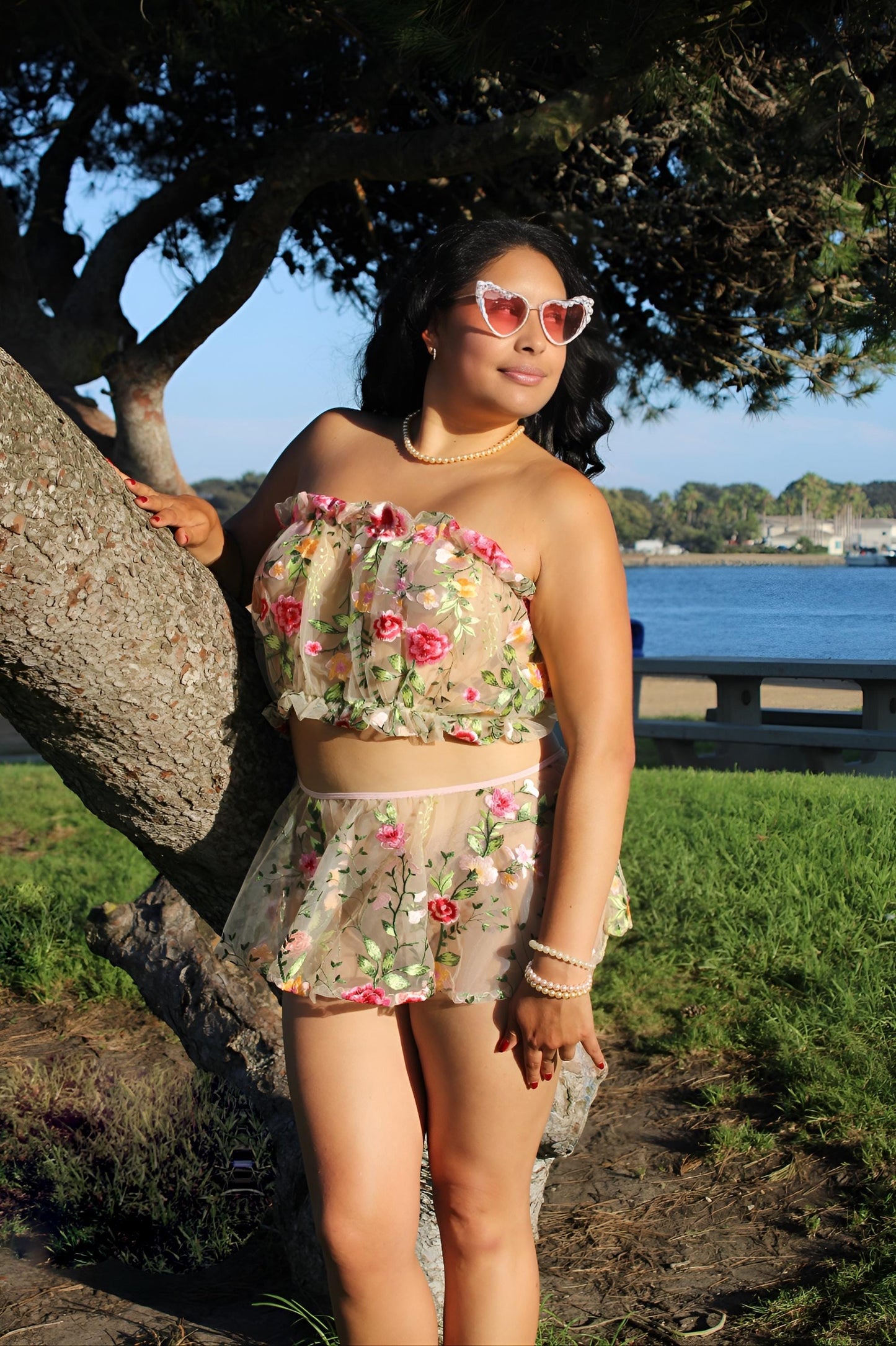 Floral Fantasy FairyCore Tops