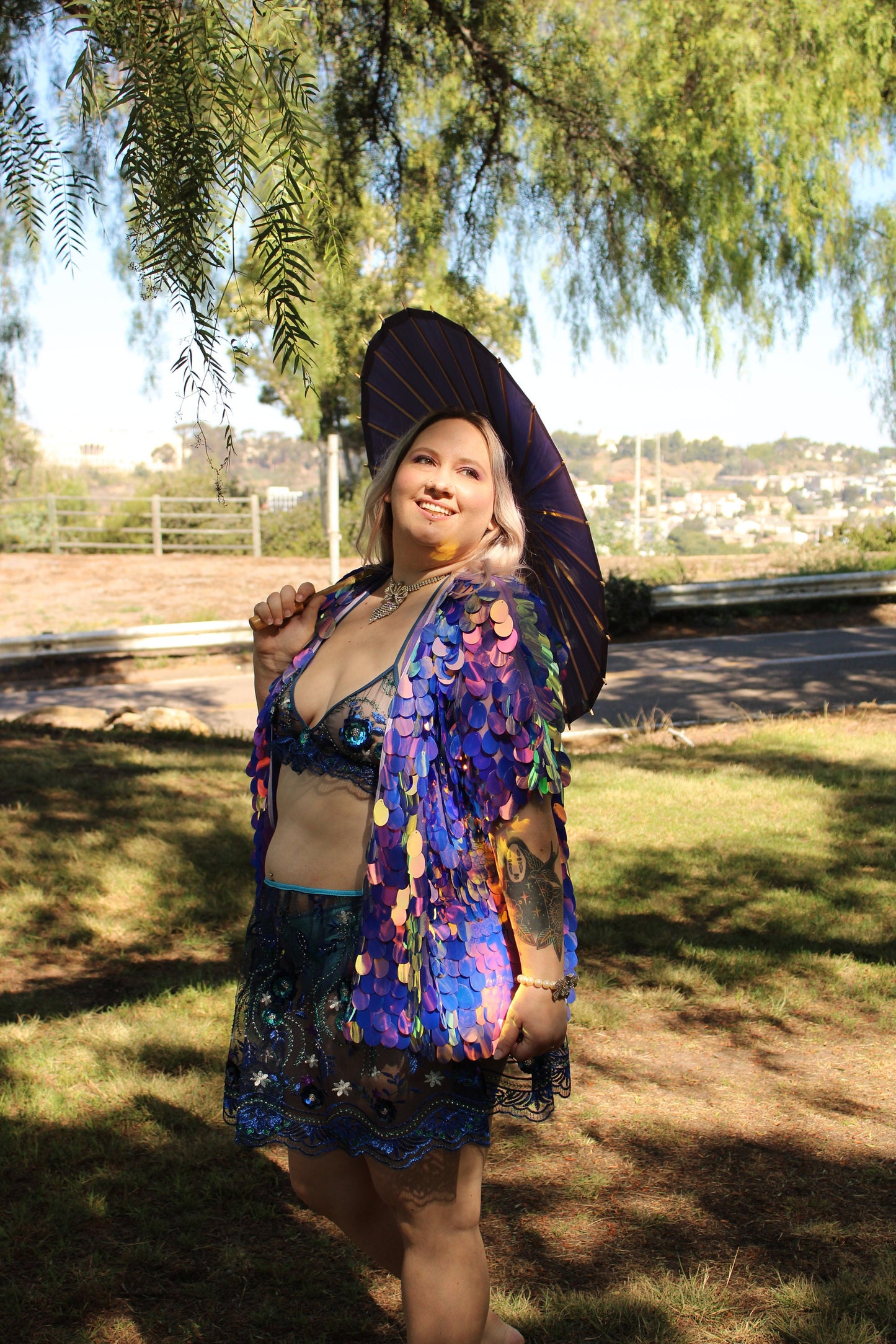 Purple Passion Jumbo Sequin Jacket