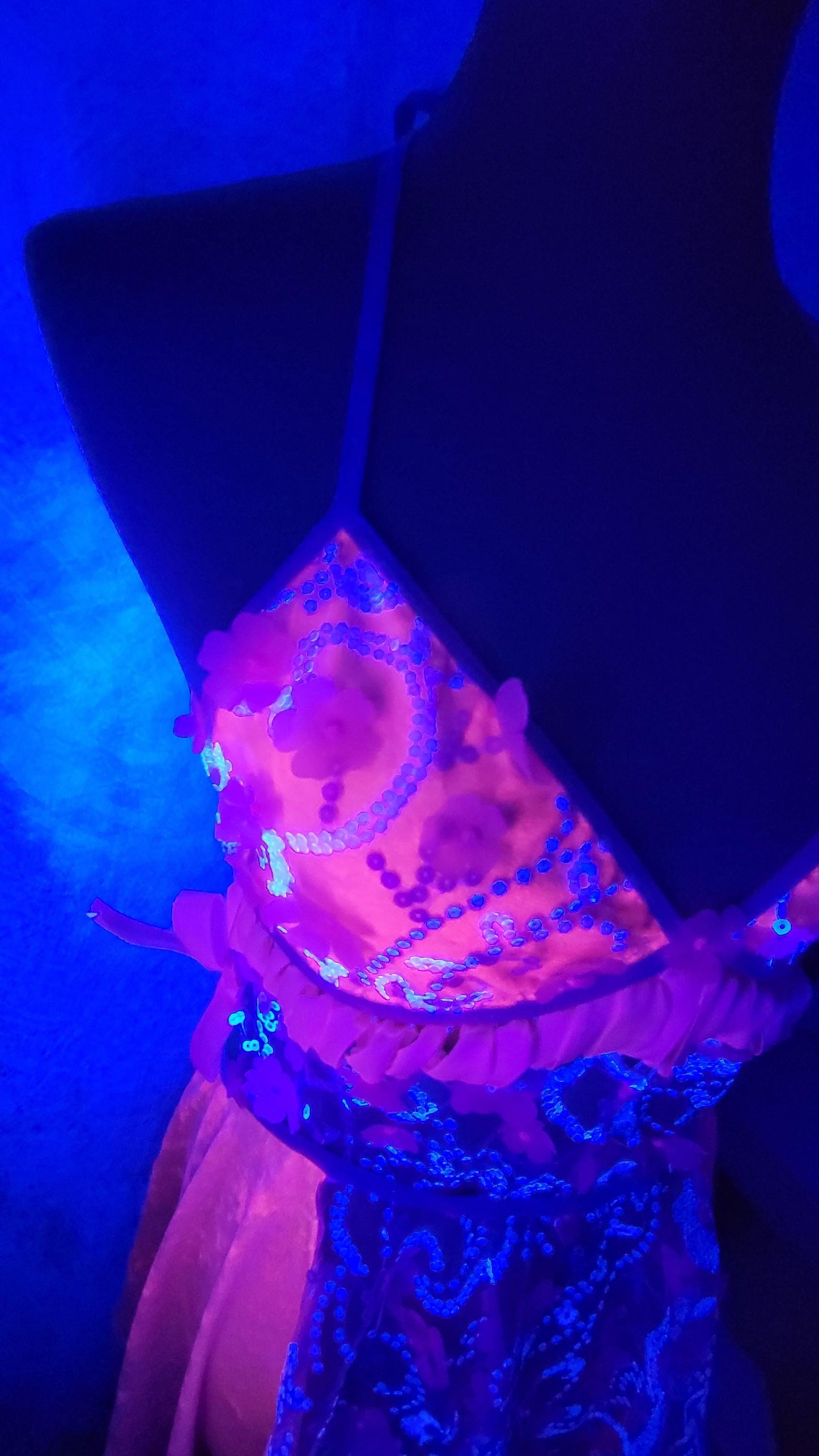 Flower FairyCore Dress w/ Velvet - Pink Daisy