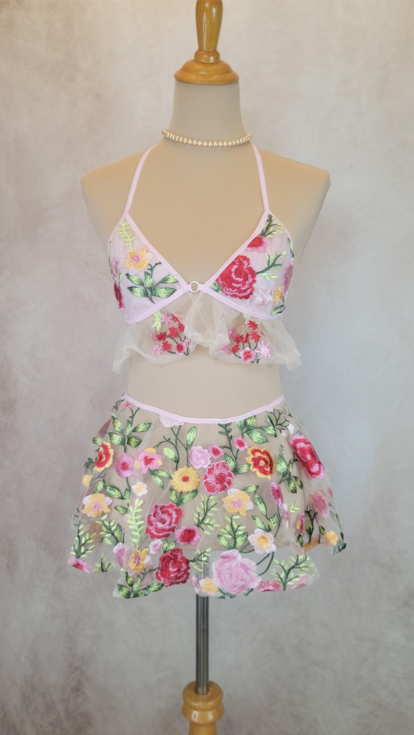 Floral Fantasy FairyCore Tops
