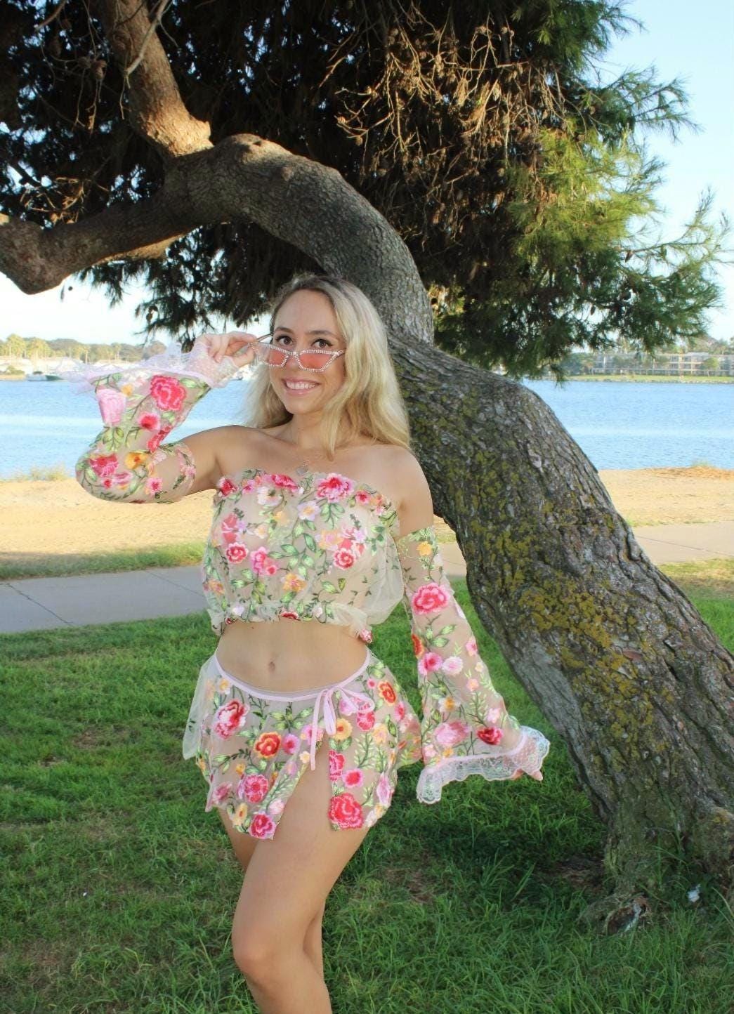 Floral Fantasy FairyCore Skirts