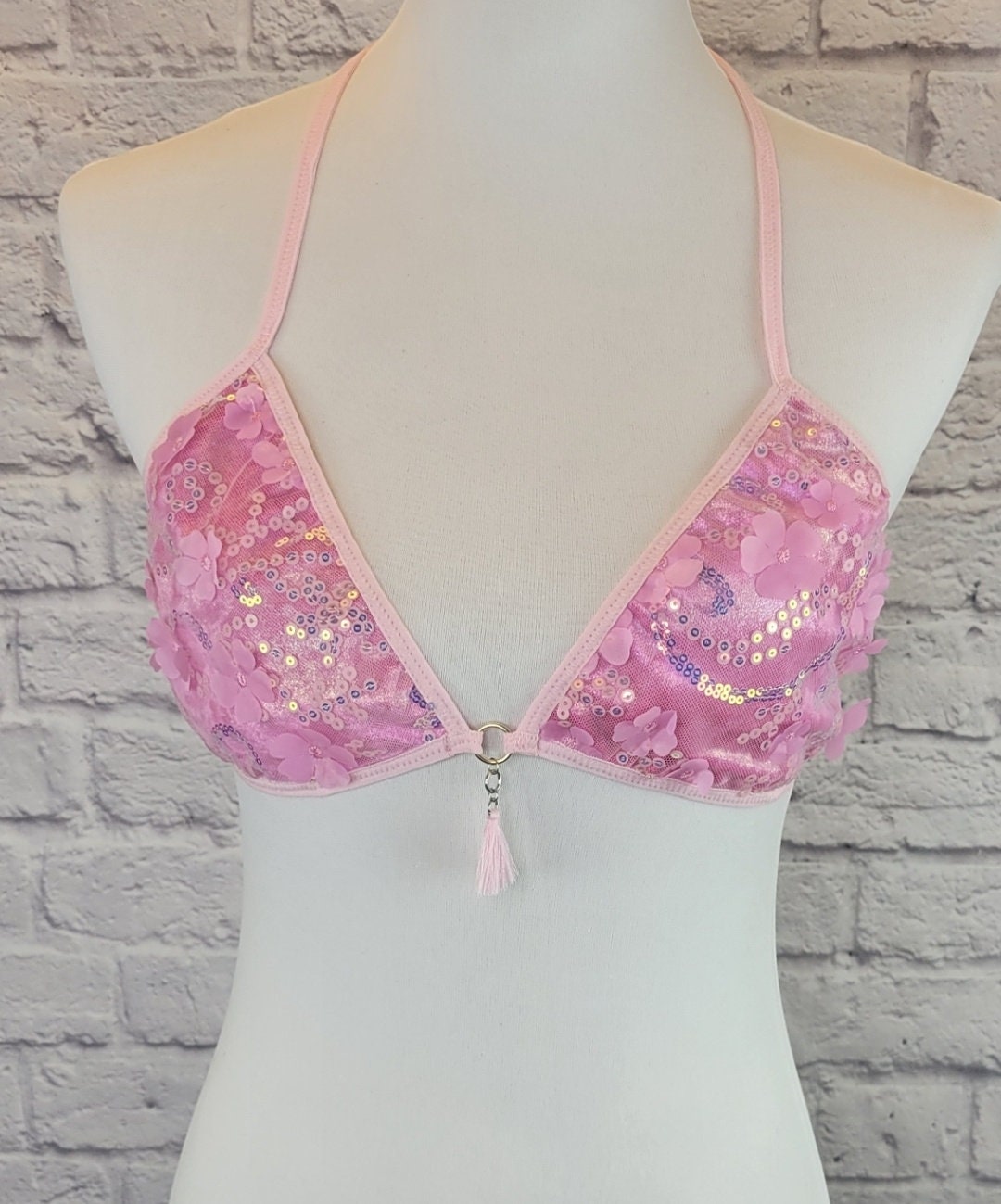 Flower FairyCore - Pink Daisy Tops