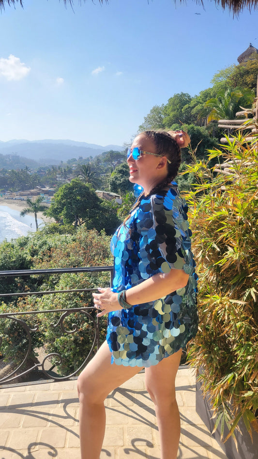Ocean Dreams Sequin Jacket